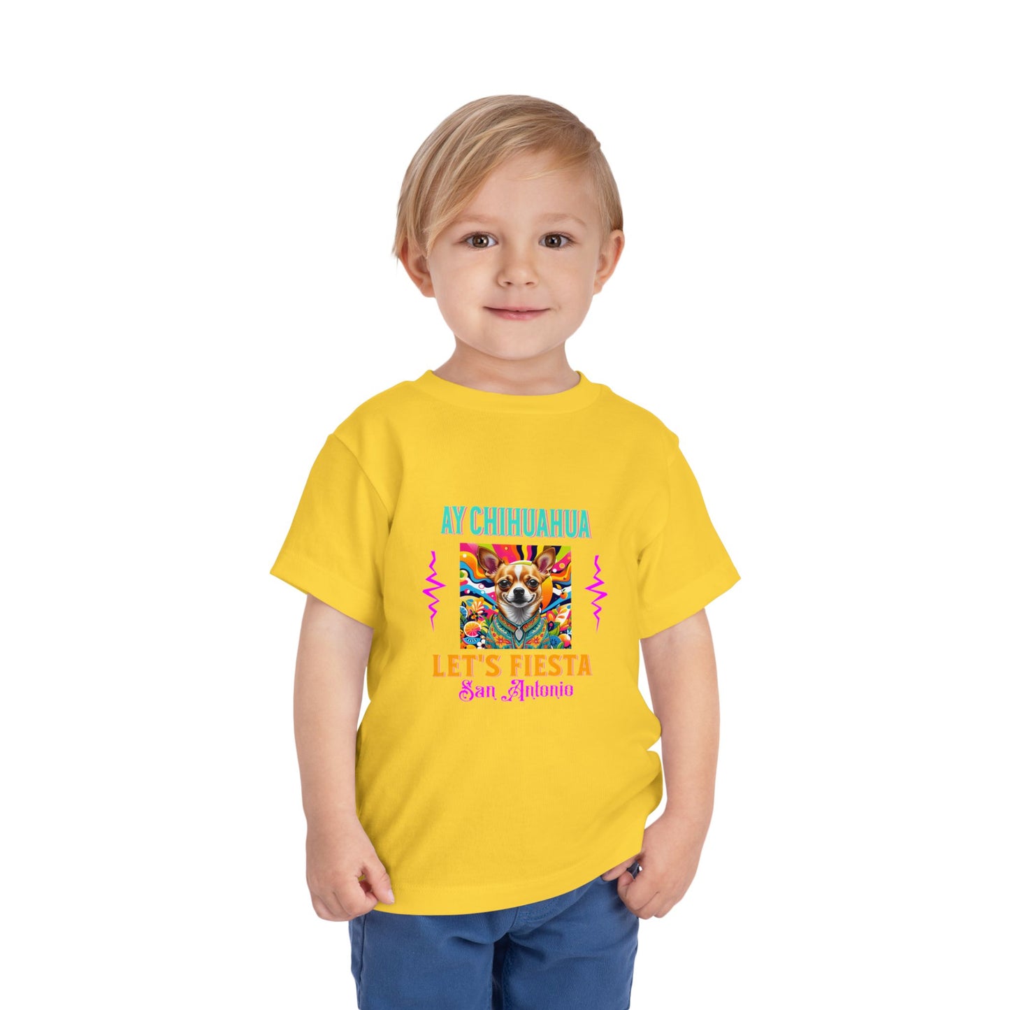 Toddler Fiesta Tee - 'Ay Chihuahua' San Antonio Design
