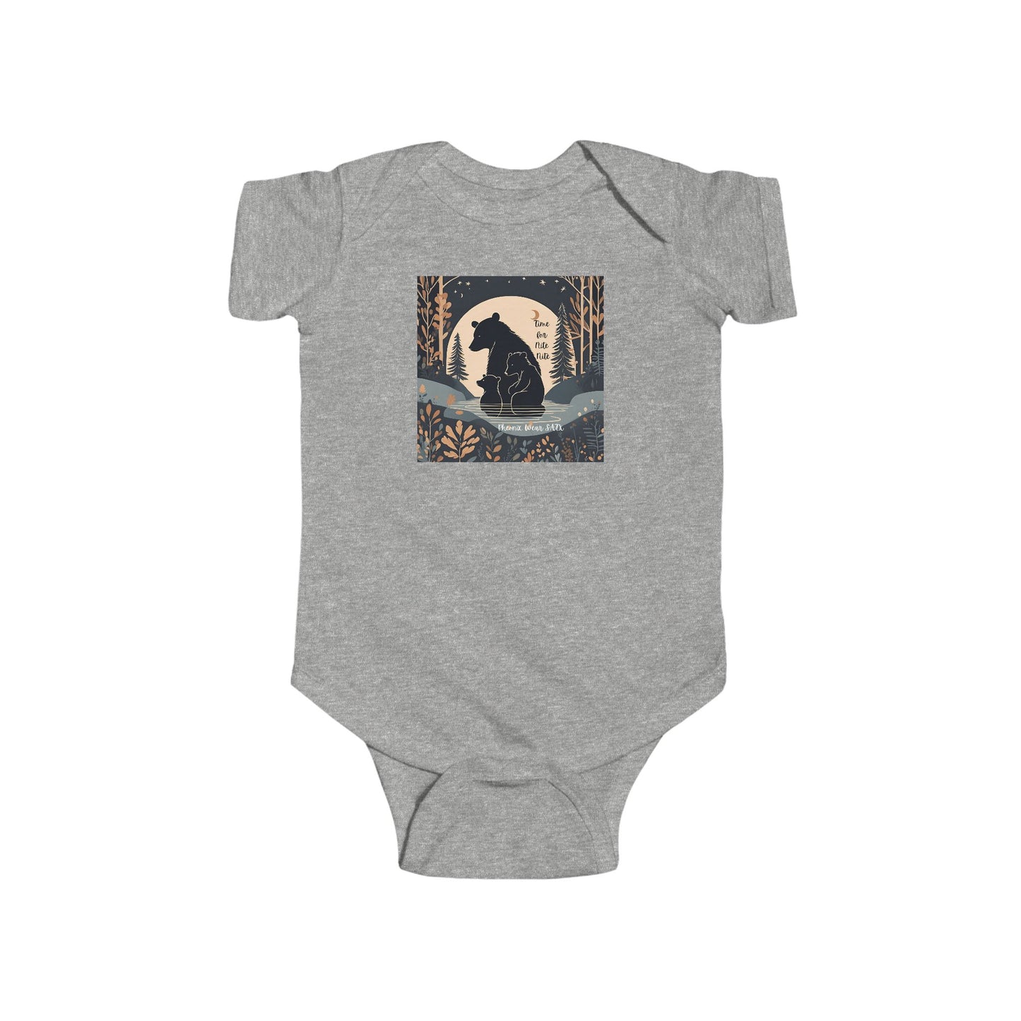 Infant Fine Jersey Bodysuit Baby Bear