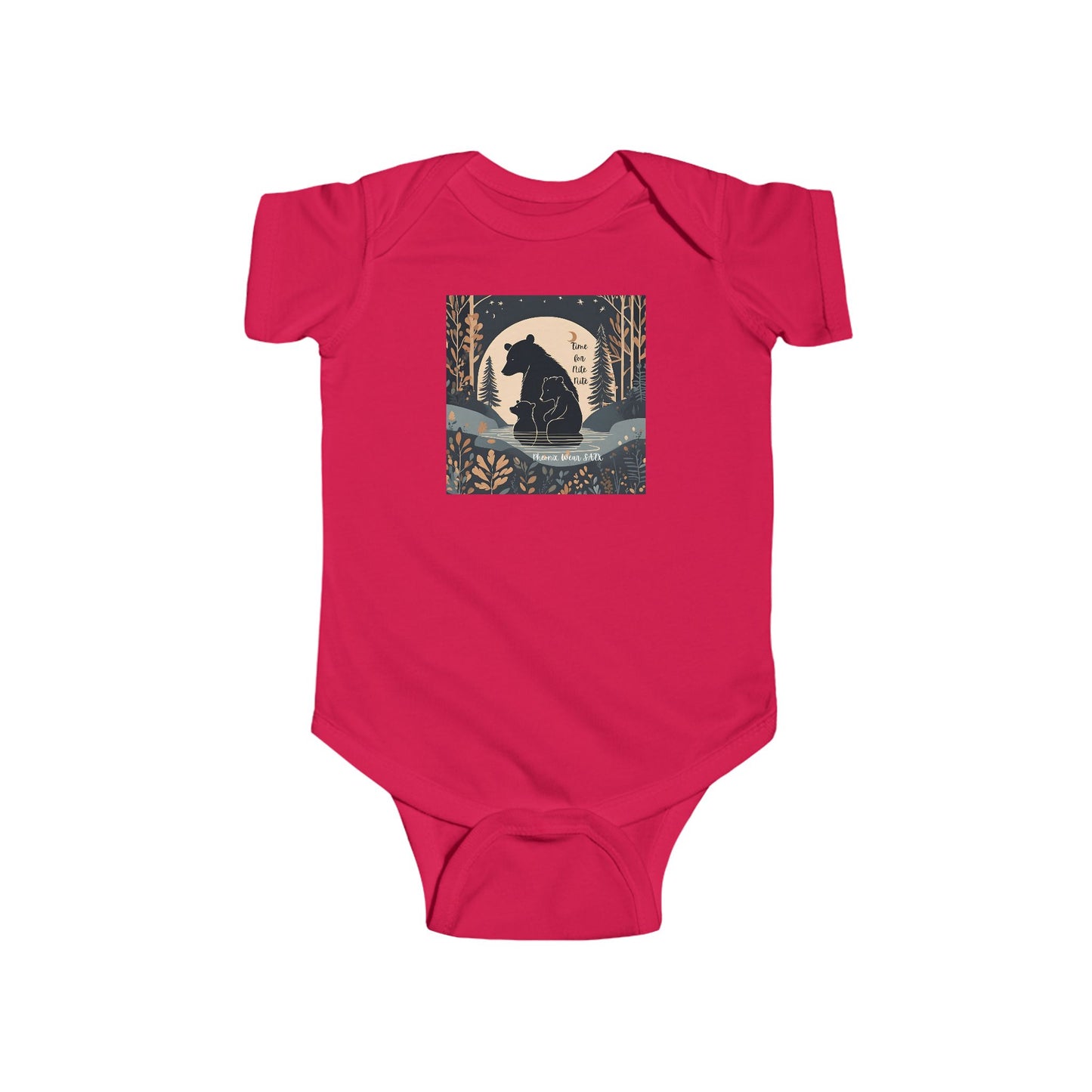 Infant Fine Jersey Bodysuit Baby Bear