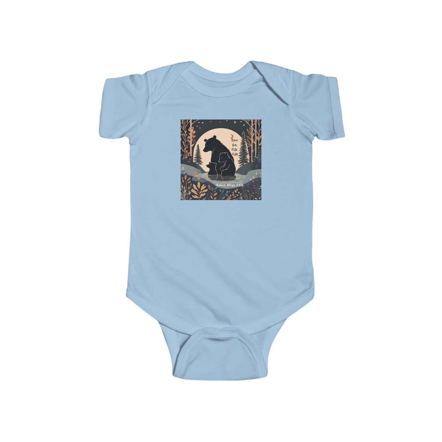 Infant Fine Jersey Bodysuit Baby Bear
