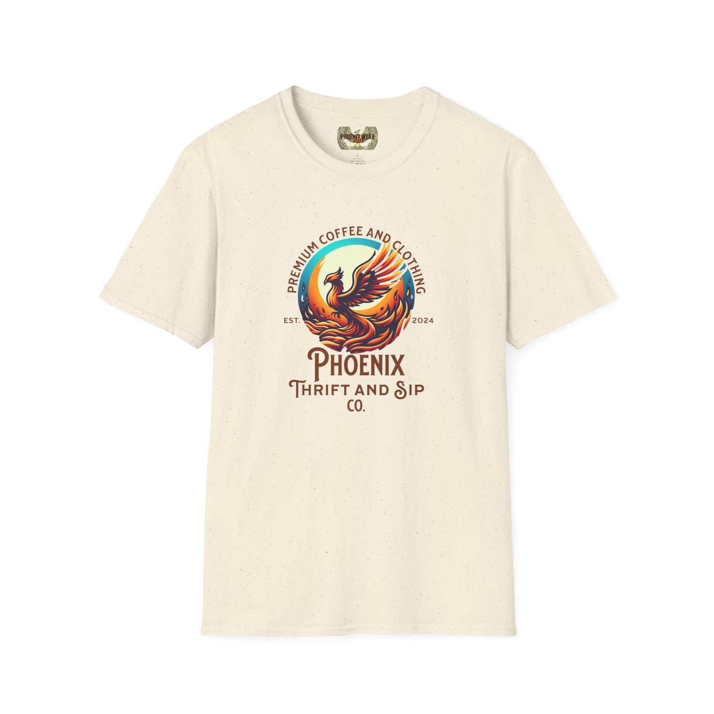 Phoenix Coffee & Thrift Unisex T-Shirt - Vibrant Graphic Tee for Coffee Lovers
