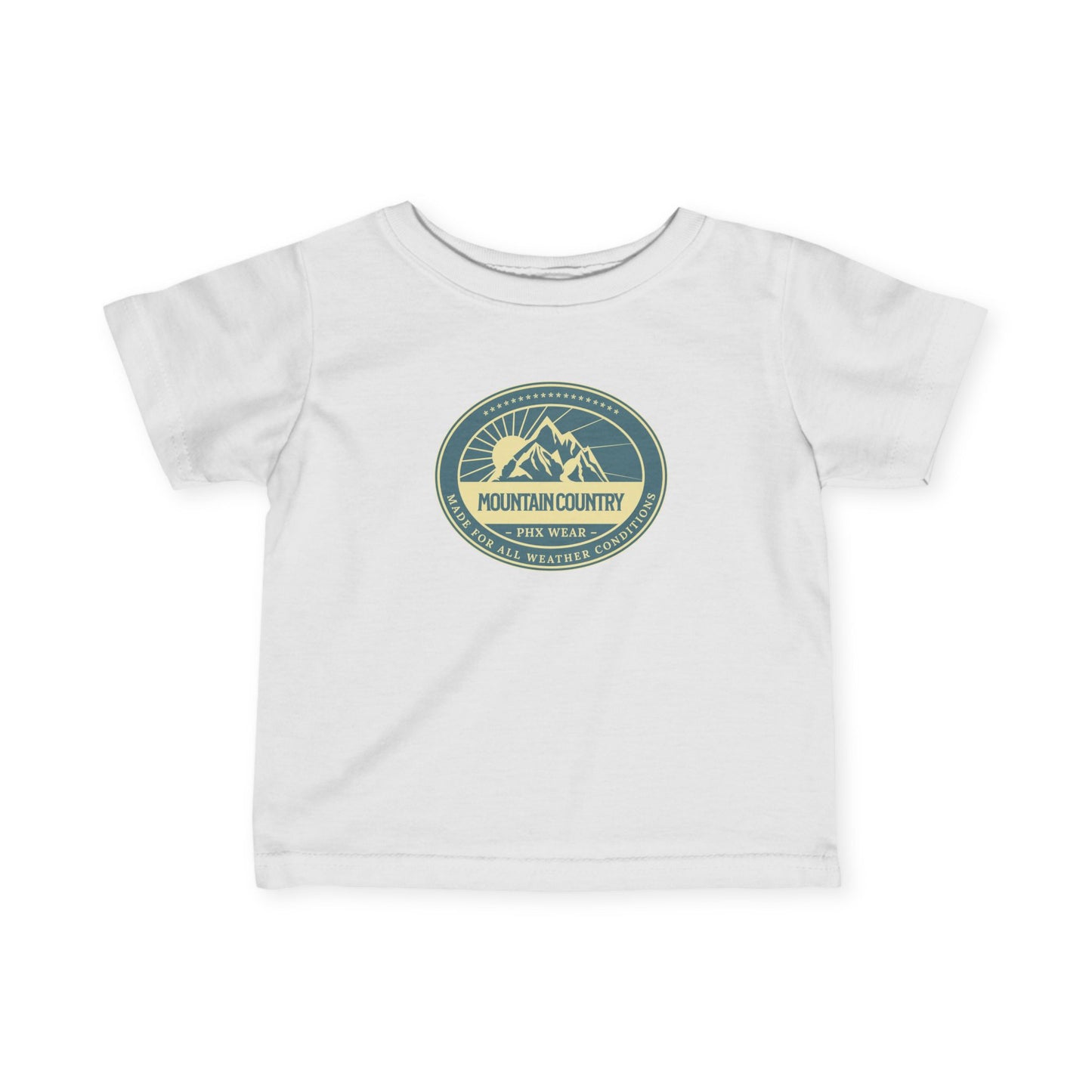 Infant Fine Jersey Tee Mountain Country