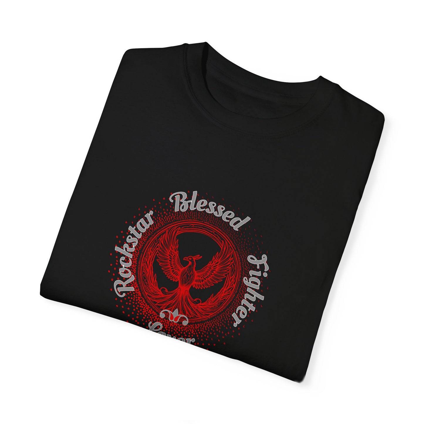 Rockin' Blessed Fighter Lover Tee for Music Lovers - Phoenix Wear SATX
