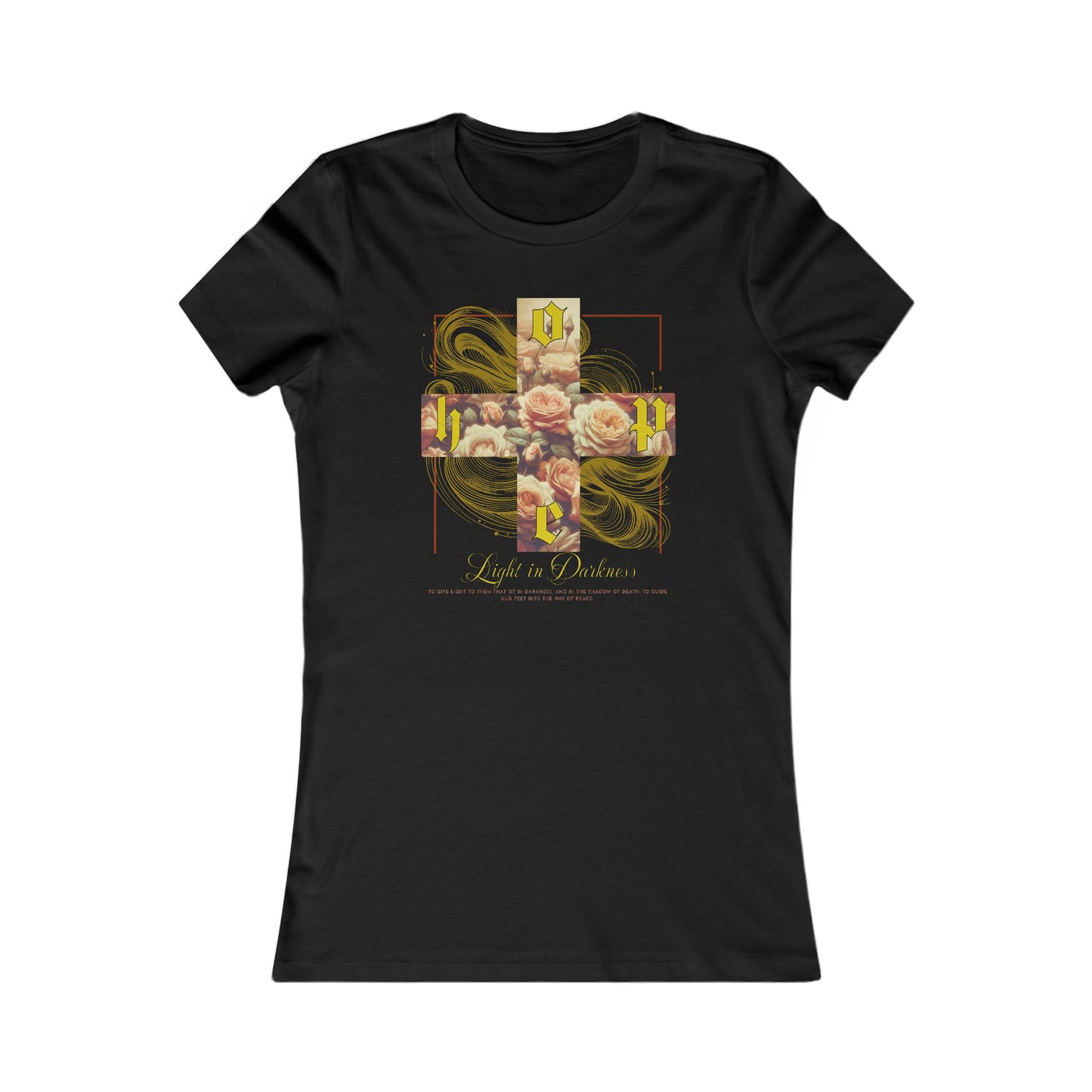 Light in Darkness Graphic Tee for Women - Phoenix Wear SATX