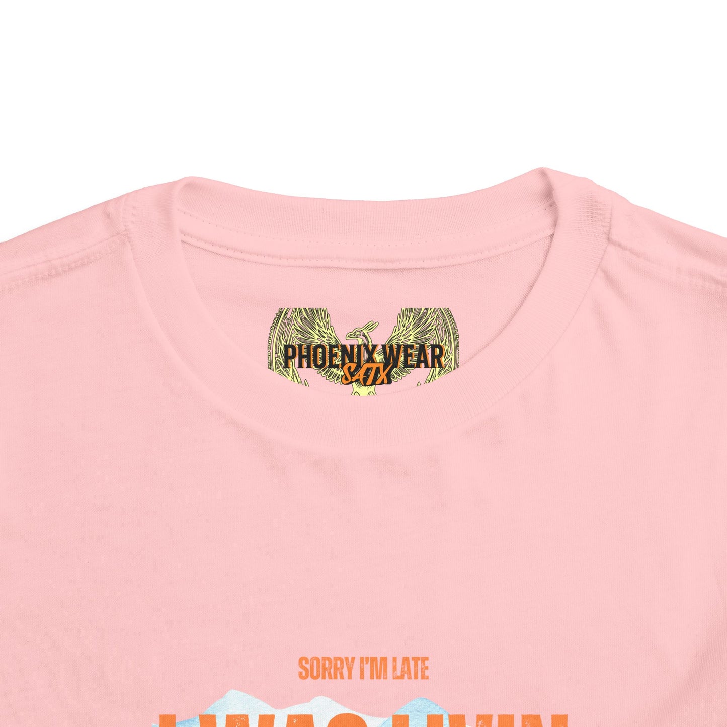 Sorry I Was Living My Best Life Graphic Tee for Toddlers - Phoenix Wear SATX