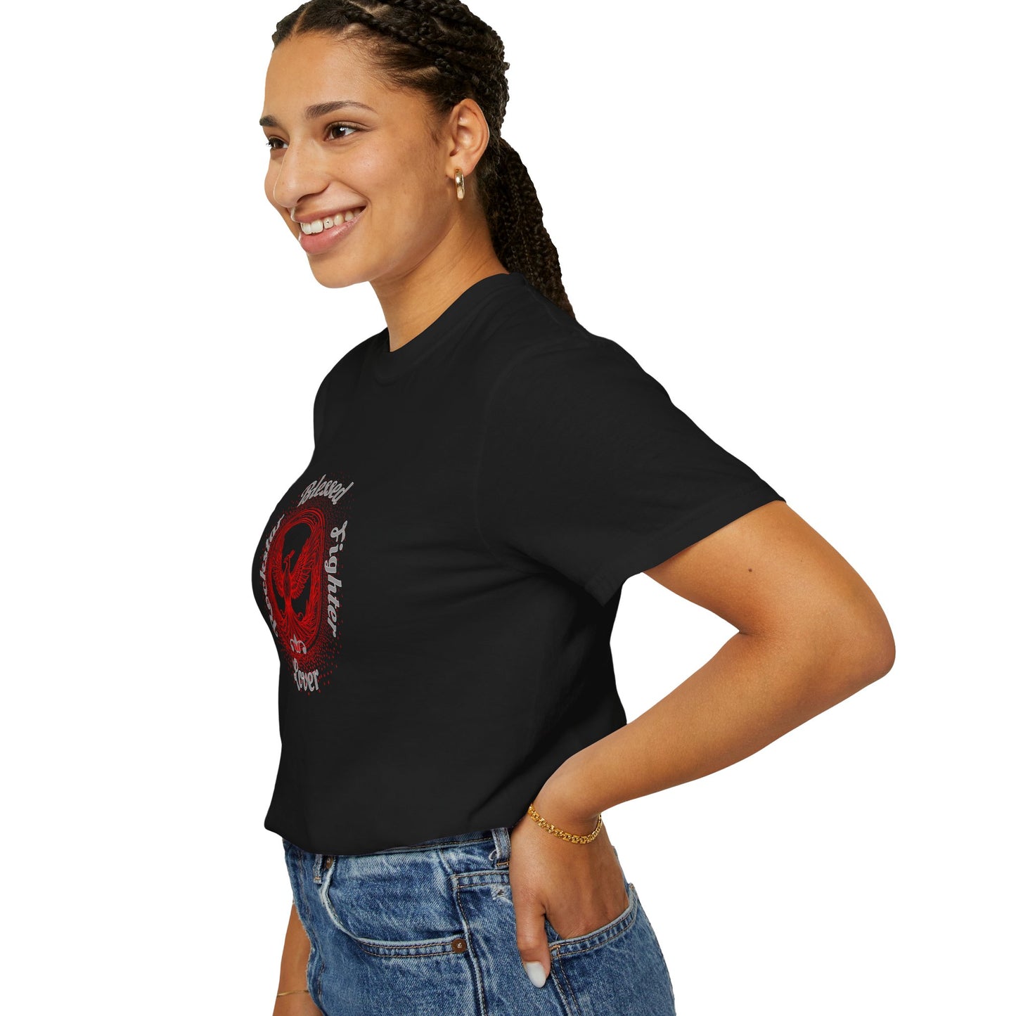 Rockin' Blessed Fighter Lover Tee for Music Lovers - Phoenix Wear SATX