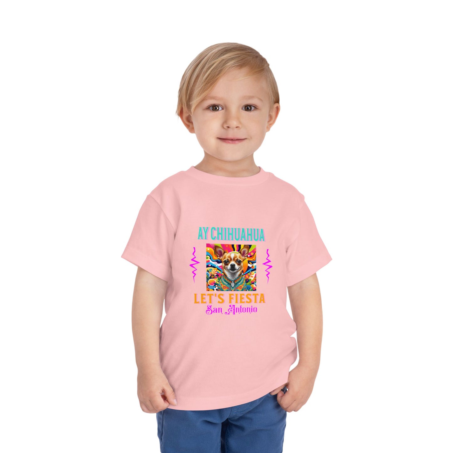 Toddler Fiesta Tee - 'Ay Chihuahua' San Antonio Design