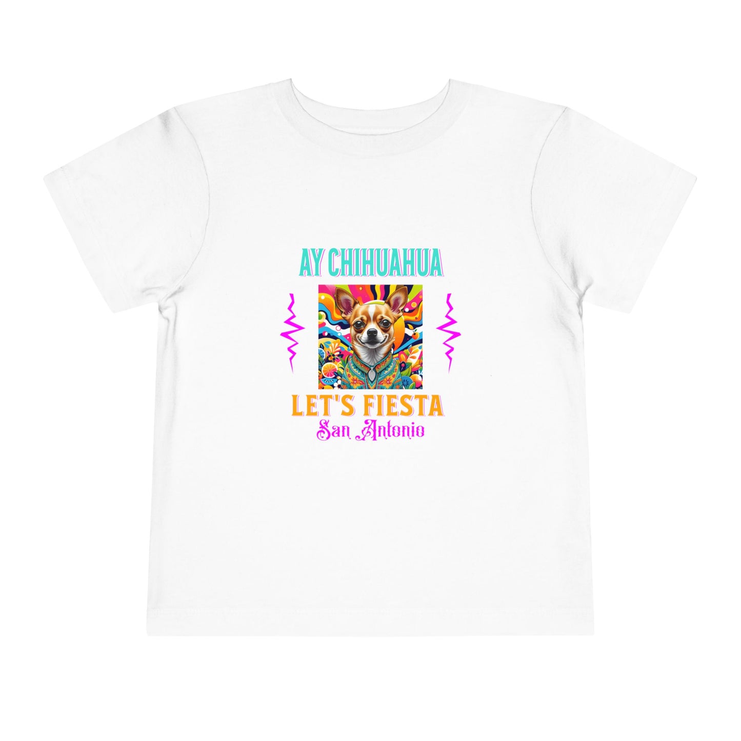 Toddler Fiesta Tee - 'Ay Chihuahua' San Antonio Design