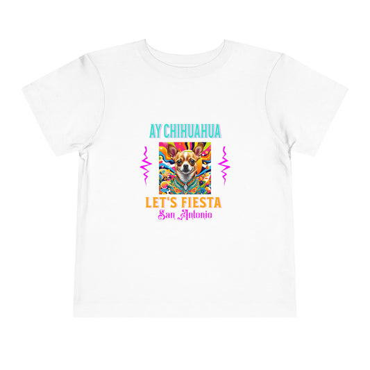 Toddler Fiesta Tee - 'Ay Chihuahua' San Antonio Design