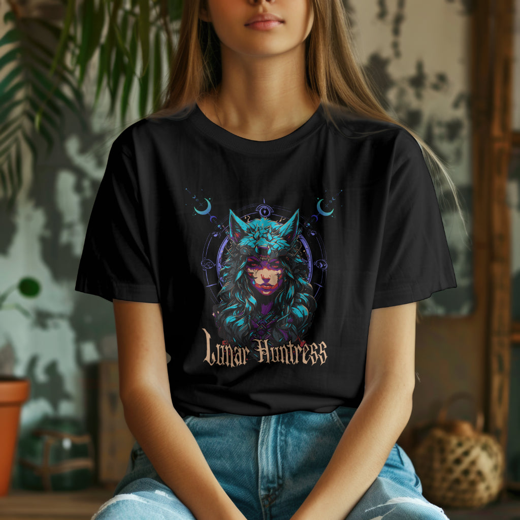 Lunar Huntress Graphic Tee - Phoenix Wear SATX