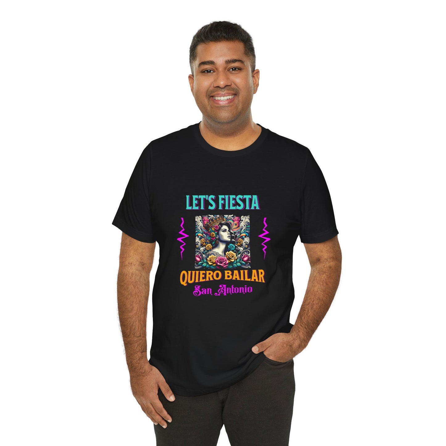Let's Fiesta Bombshell Unisex Classic Tee – Quiero Bailar San Antonio Lightwieght