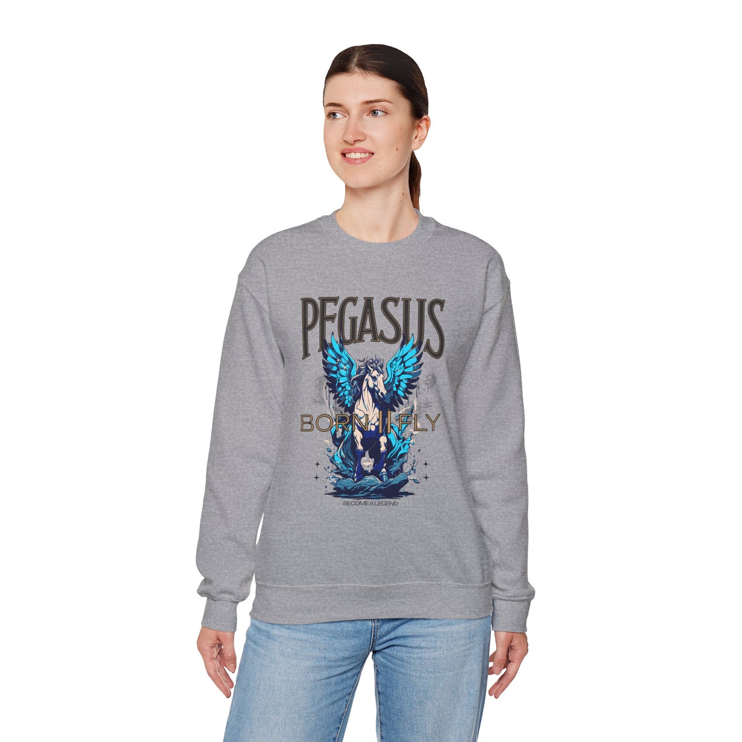 Pegasus Graphic Sweater for Fantasy Lovers - Phoenix Wear SATX - Phoenix Wear SATX