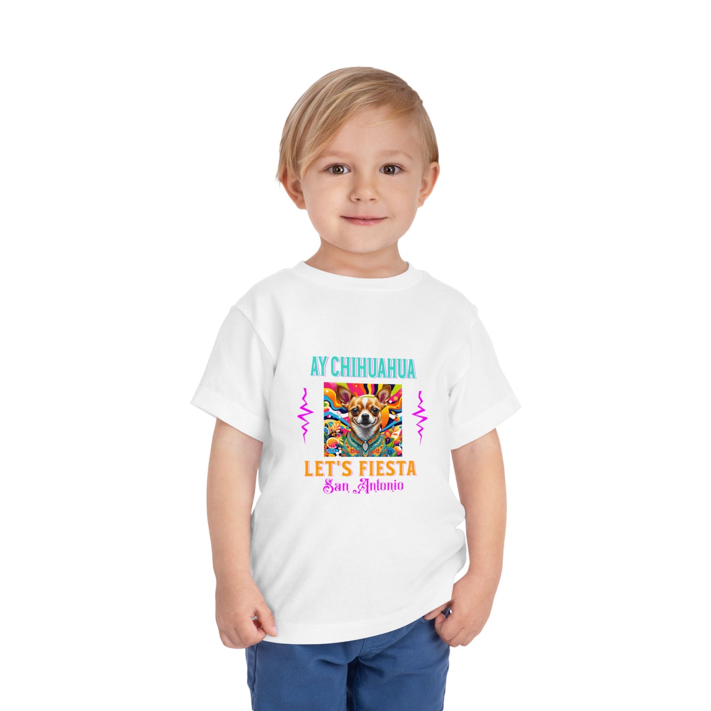 Toddler Fiesta Tee - 'Ay Chihuahua' San Antonio Design
