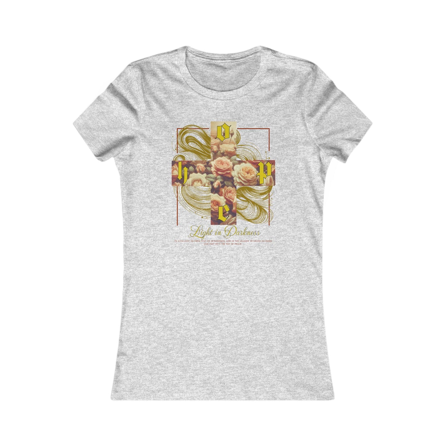 Light in Darkness Graphic Tee for Women - Phoenix Wear SATX