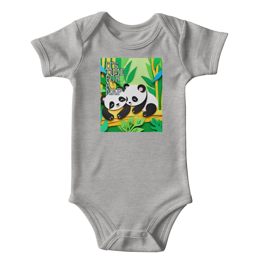 Baby Onesie "Panda's Nap Time"
