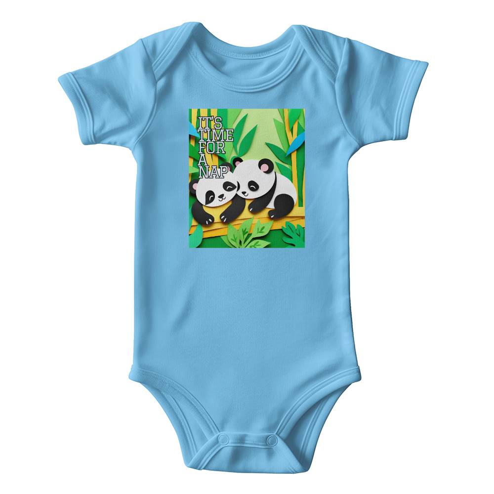 Baby Onesie "Panda's Nap Time"