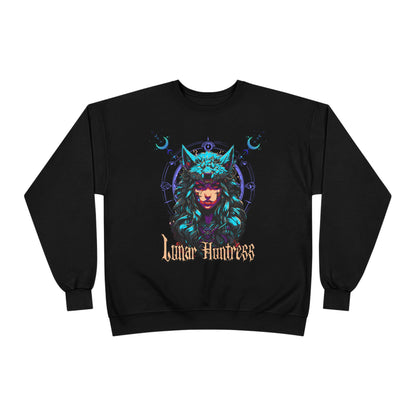 Lunar Huntress Graphic Sweatshirt for Fantasy Lovers - Phoenix Wear SATX