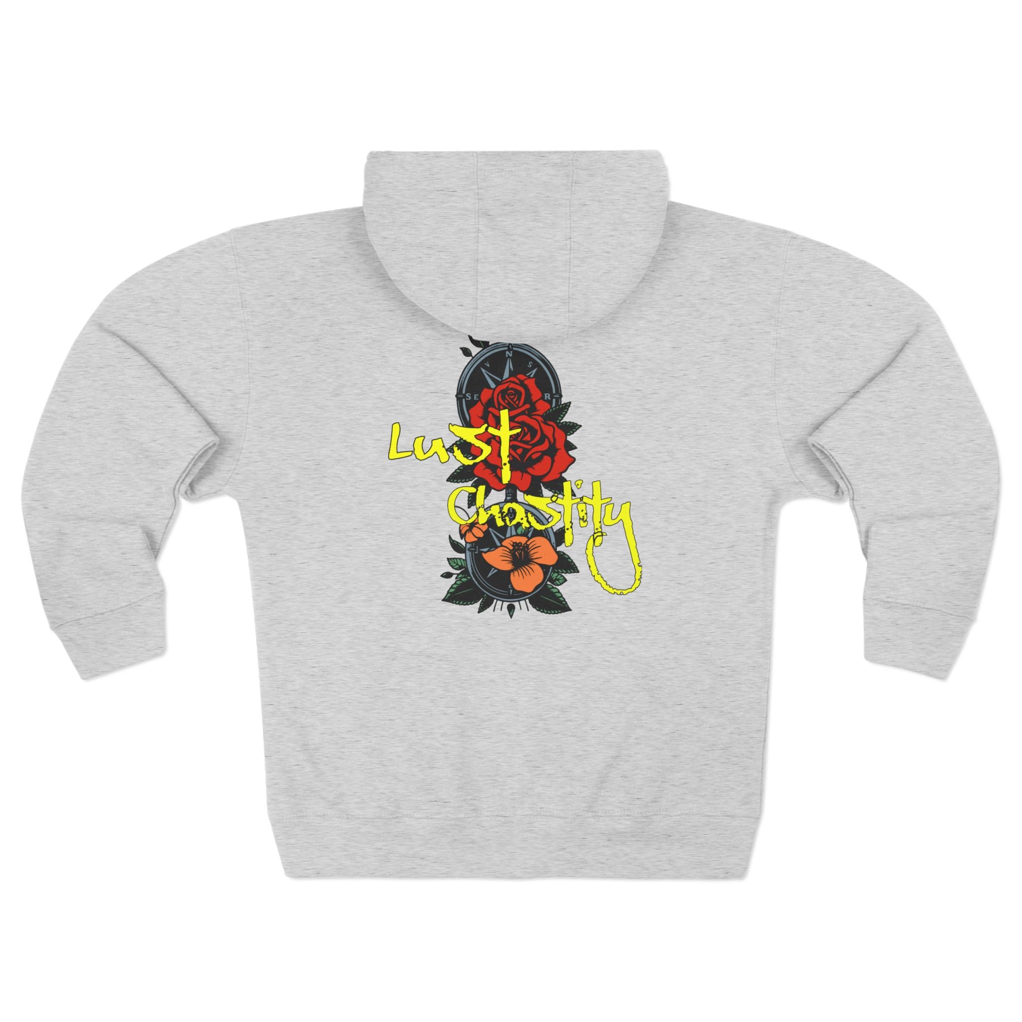 7 Deadly Sins 'Lust vs Chastity' Floral Zip Hoodie