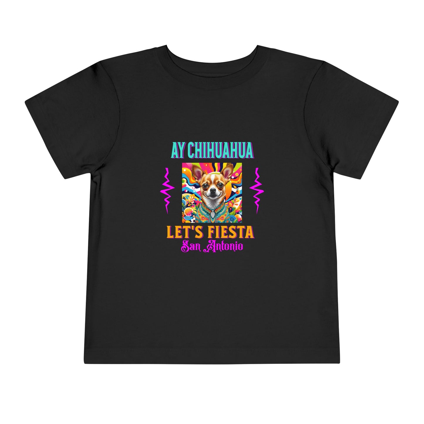 Toddler Fiesta Tee - 'Ay Chihuahua' San Antonio Design