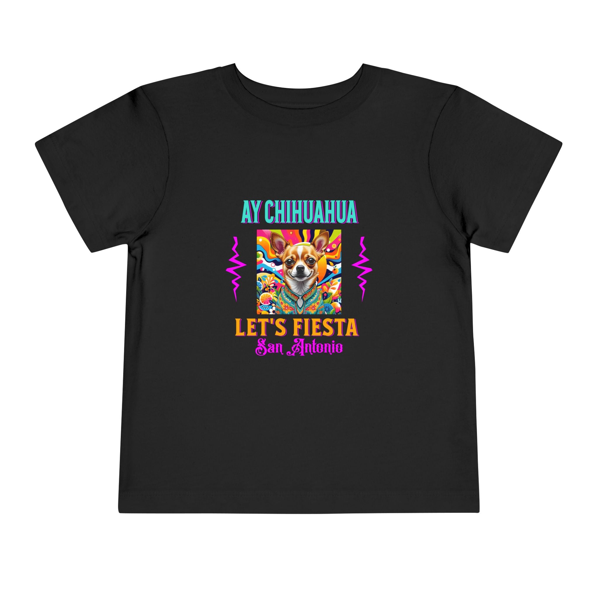 Toddler Fiesta Tee - 'Ay Chihuahua' San Antonio Design
