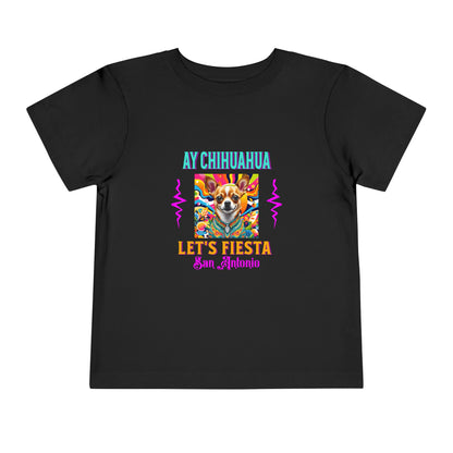 Toddler Fiesta Tee - 'Ay Chihuahua' San Antonio Design