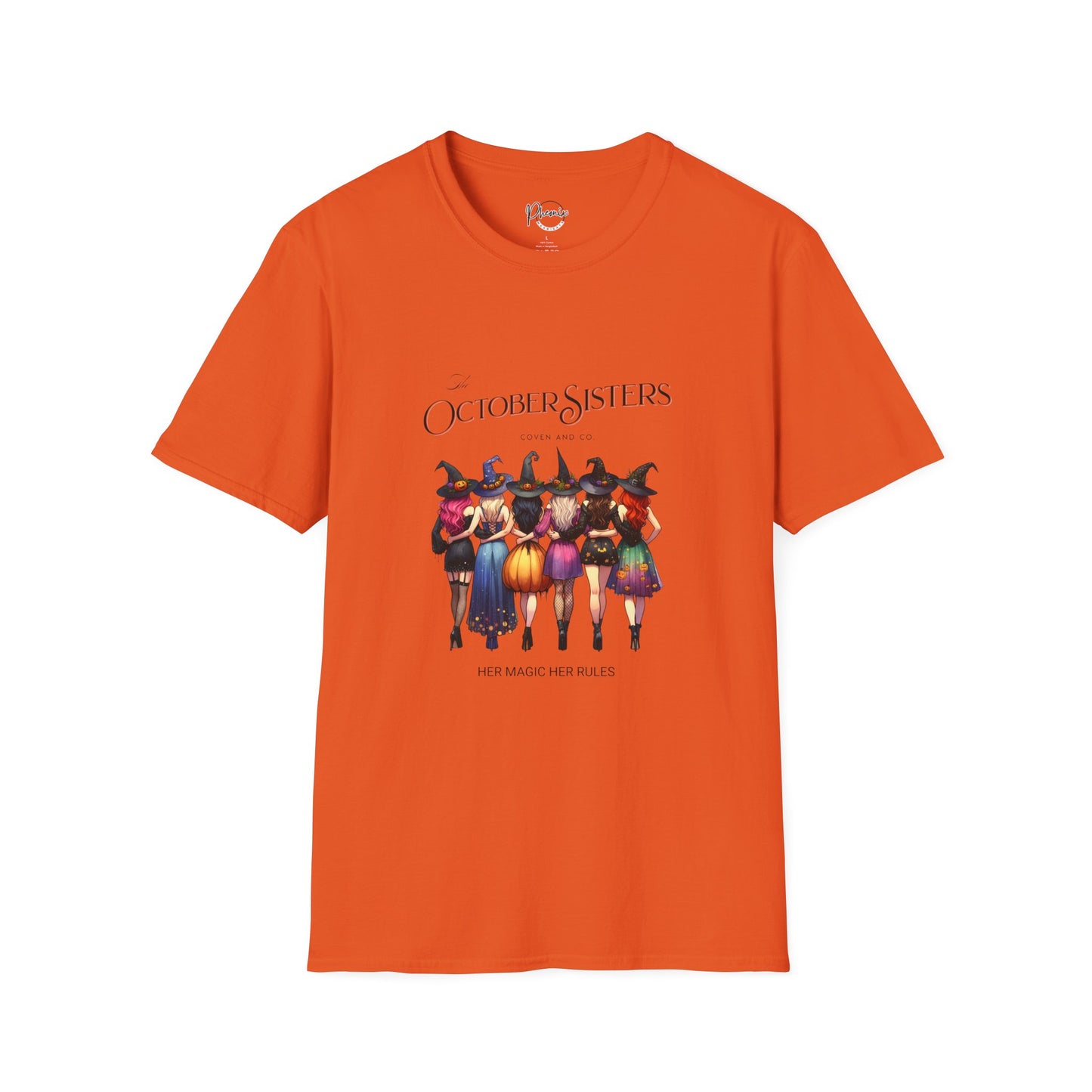 October Sisters Witches T-Shirt | For Haloween Lovers