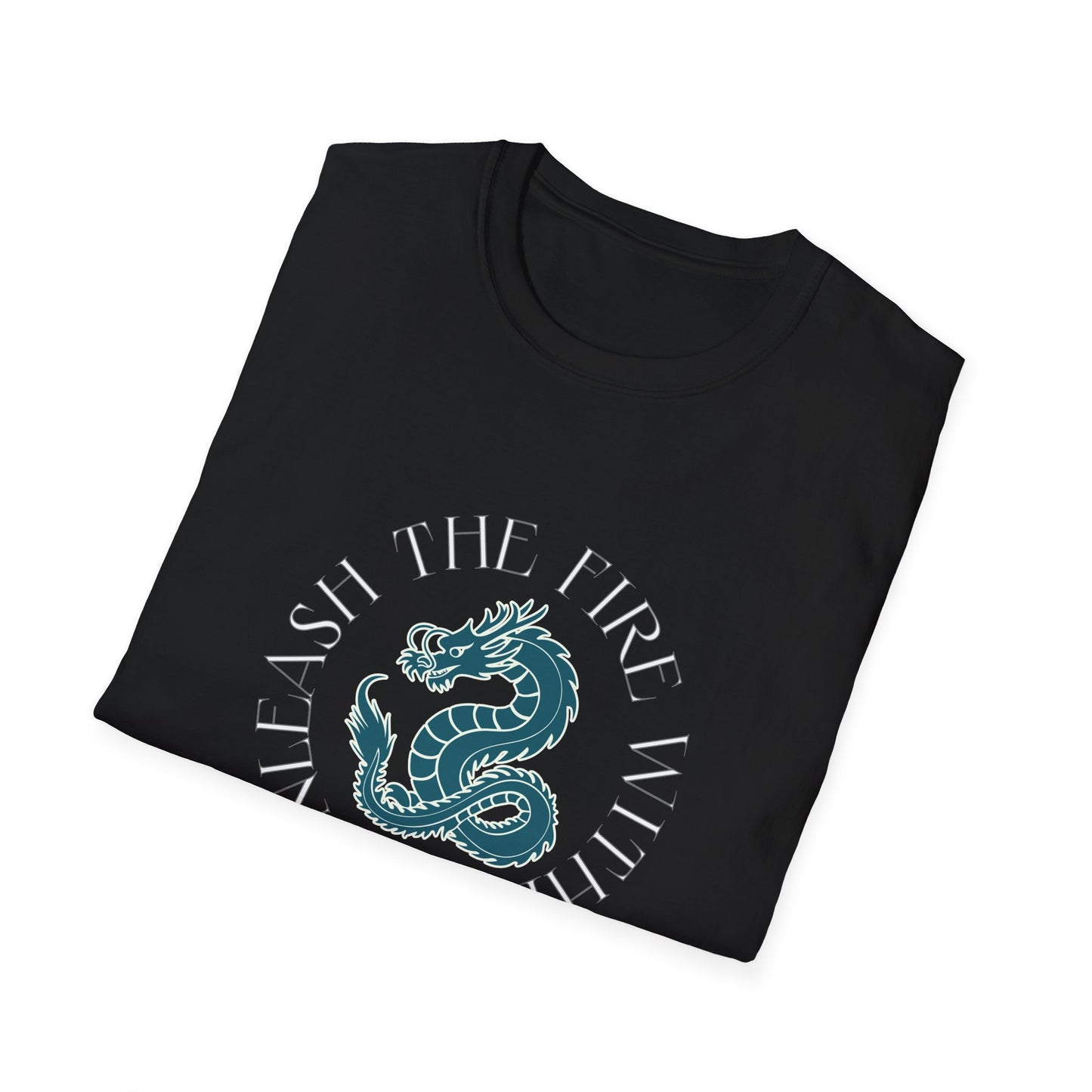 Unleash the Fire Within Dragon Graphic Tee for Fantasy Lovers - Phoenix Wear SATX