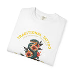 Tattoo Garden Snake T-Shirt — Majestic Traditional Tattoo Graphic Tee