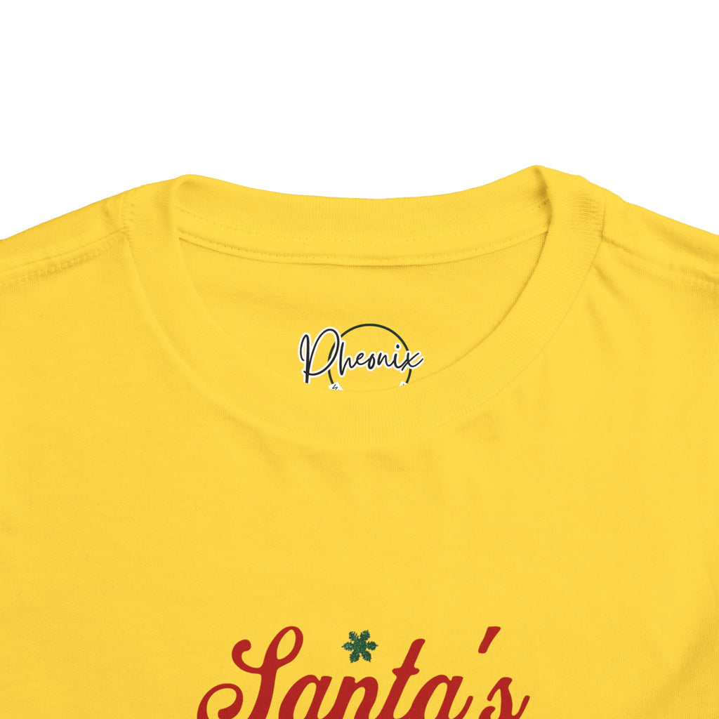 Santa's Sidekick Toddler Tee – Cute Reindeer Holiday Shirt for Kids