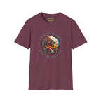 Dragon Graphic T-Shirt - 'Fly High, Fly Free' Unisex Softstyle Tee