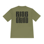 Rise and Grind Moisture-Wicking Tee — Motivational Workout T-Shirt
