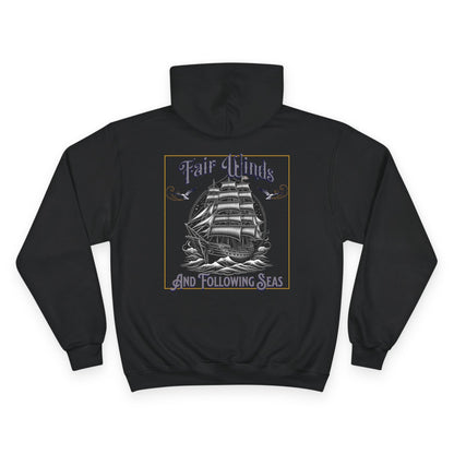 Fair Winds Graphic Hoodie for Navy Lovers - Phoenix Wear SATX