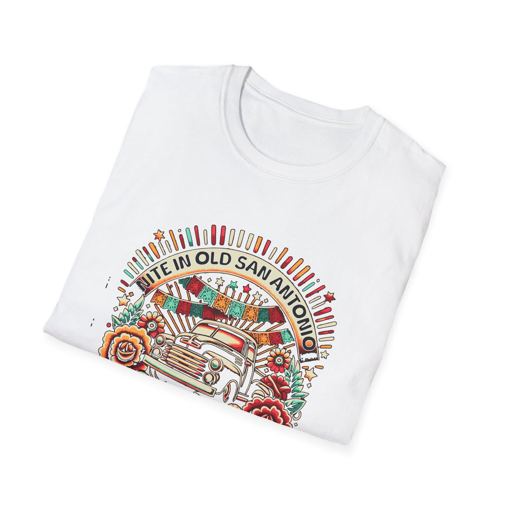 Viva La Fiesta San Antonio Vintage Truck T-Shirt