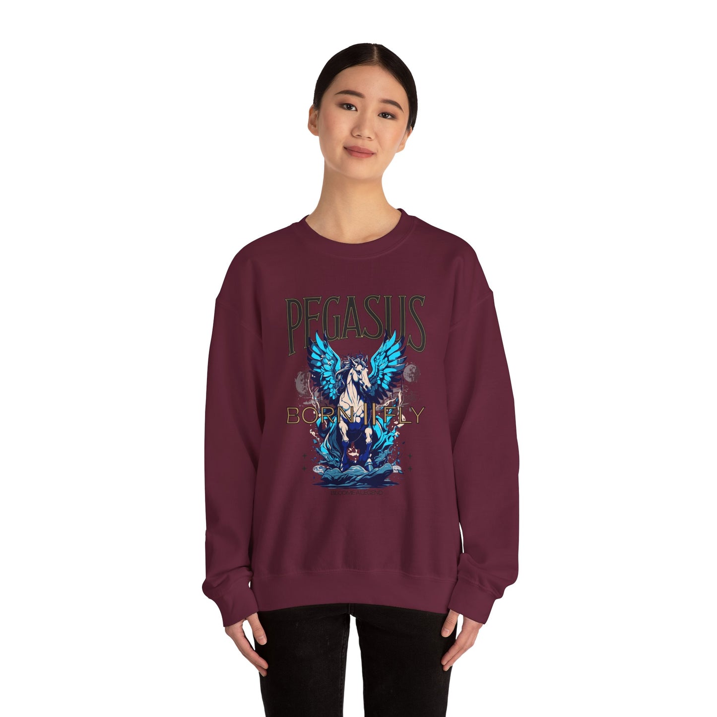 Pegasus Graphic Sweater for Fantasy Lovers - Phoenix Wear SATX