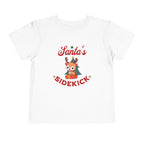 Santa's Sidekick Toddler Tee – Cute Reindeer Holiday Shirt for Kids