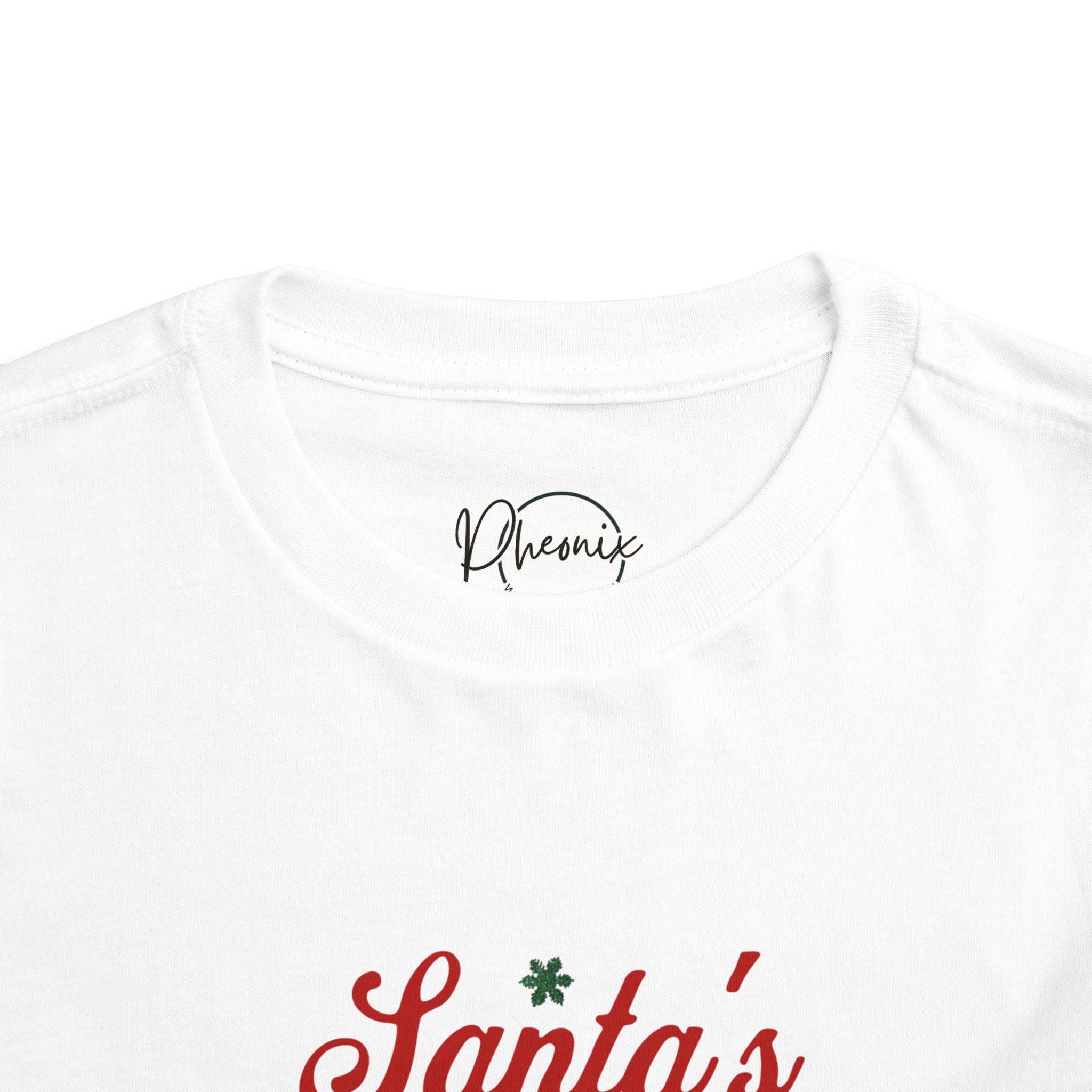 Santa's Sidekick Toddler Tee – Cute Reindeer Holiday Shirt for Kids
