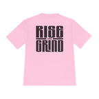 Rise and Grind Moisture-Wicking Tee — Motivational Workout T-Shirt