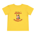 Santa's Sidekick Toddler Tee – Cute Reindeer Holiday Shirt for Kids