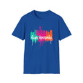 San Antonio Cityscape T-Shirt — Colorful Graffiti Fiesta Theme Tee