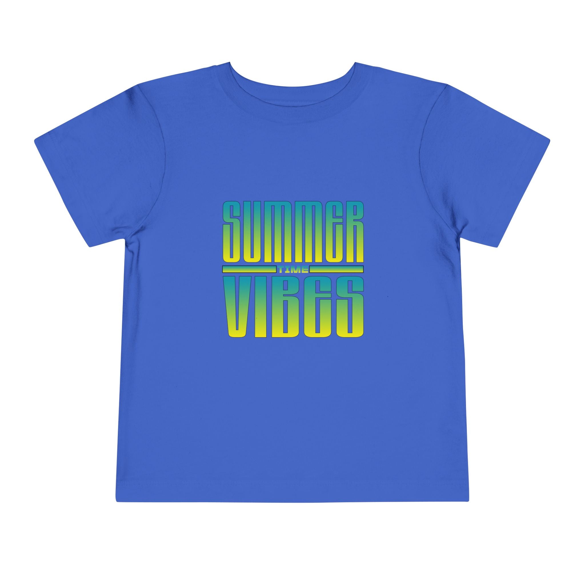 Toddler Tee - "Summer Vibes" Retro Gradient Kids T-Shirt