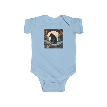 Infant Fine Jersey Bodysuit Baby Bear