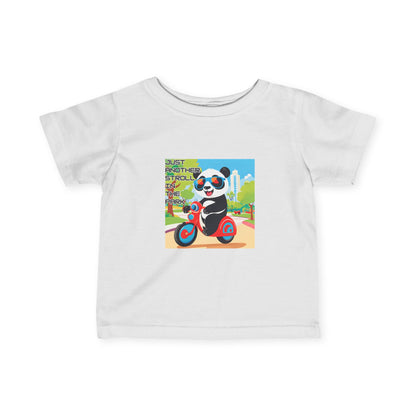 Infant Fine Jersey Tee "Panda Stroll"