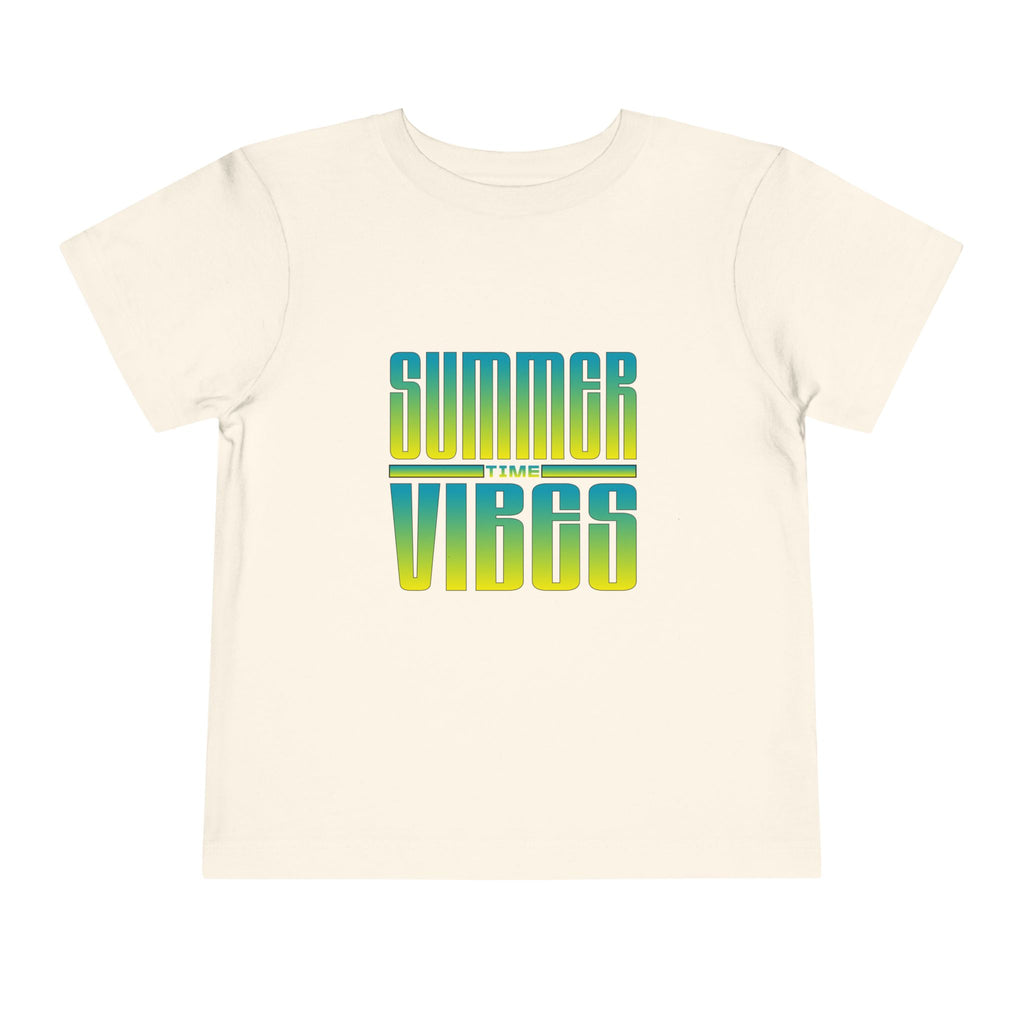 Toddler Tee - "Summer Vibes" Retro Gradient Kids T-Shirt