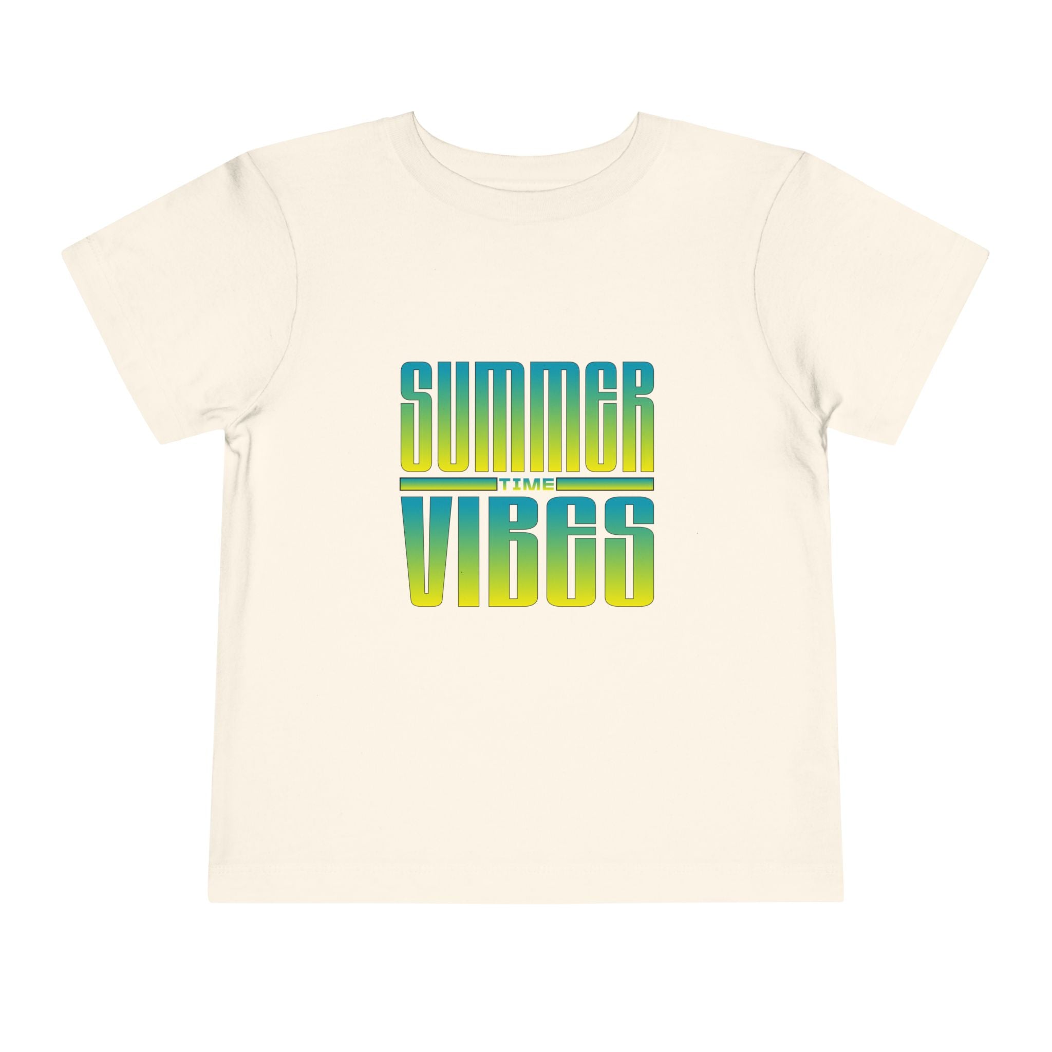 Toddler Tee - "Summer Vibes" Retro Gradient Kids T-Shirt