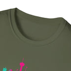 San Antonio Cityscape T-Shirt — Colorful Graffiti Fiesta Theme Tee