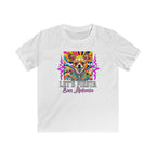 Kids Tee — "Let’s Fiesta San Antonio" Colorful Chihuahua Party Graphic