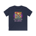 Kids Tee — "Let’s Fiesta San Antonio" Colorful Chihuahua Party Graphic