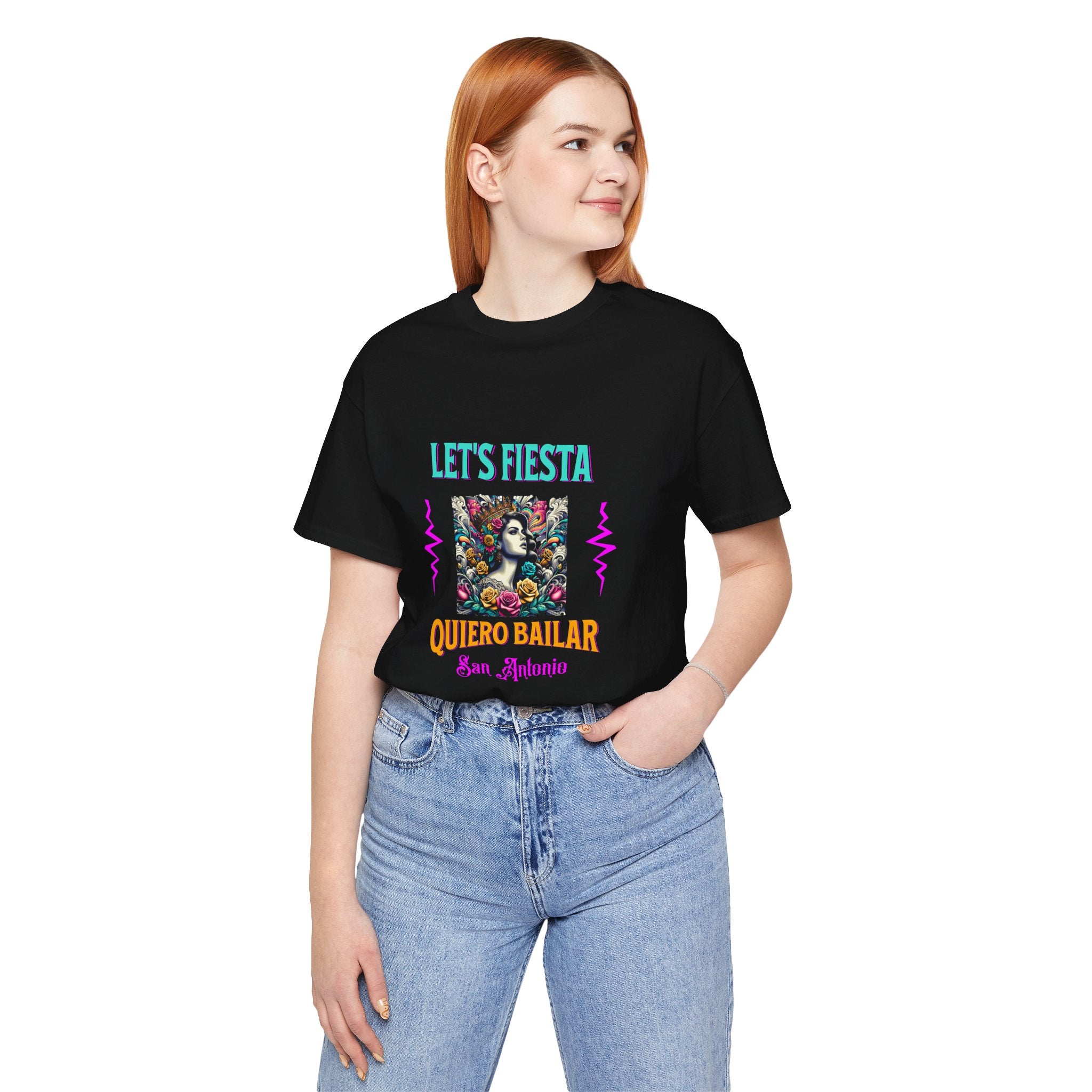 Let's Fiesta Bombshell Unisex Classic Tee – Quiero Bailar San Antonio Lightwieght