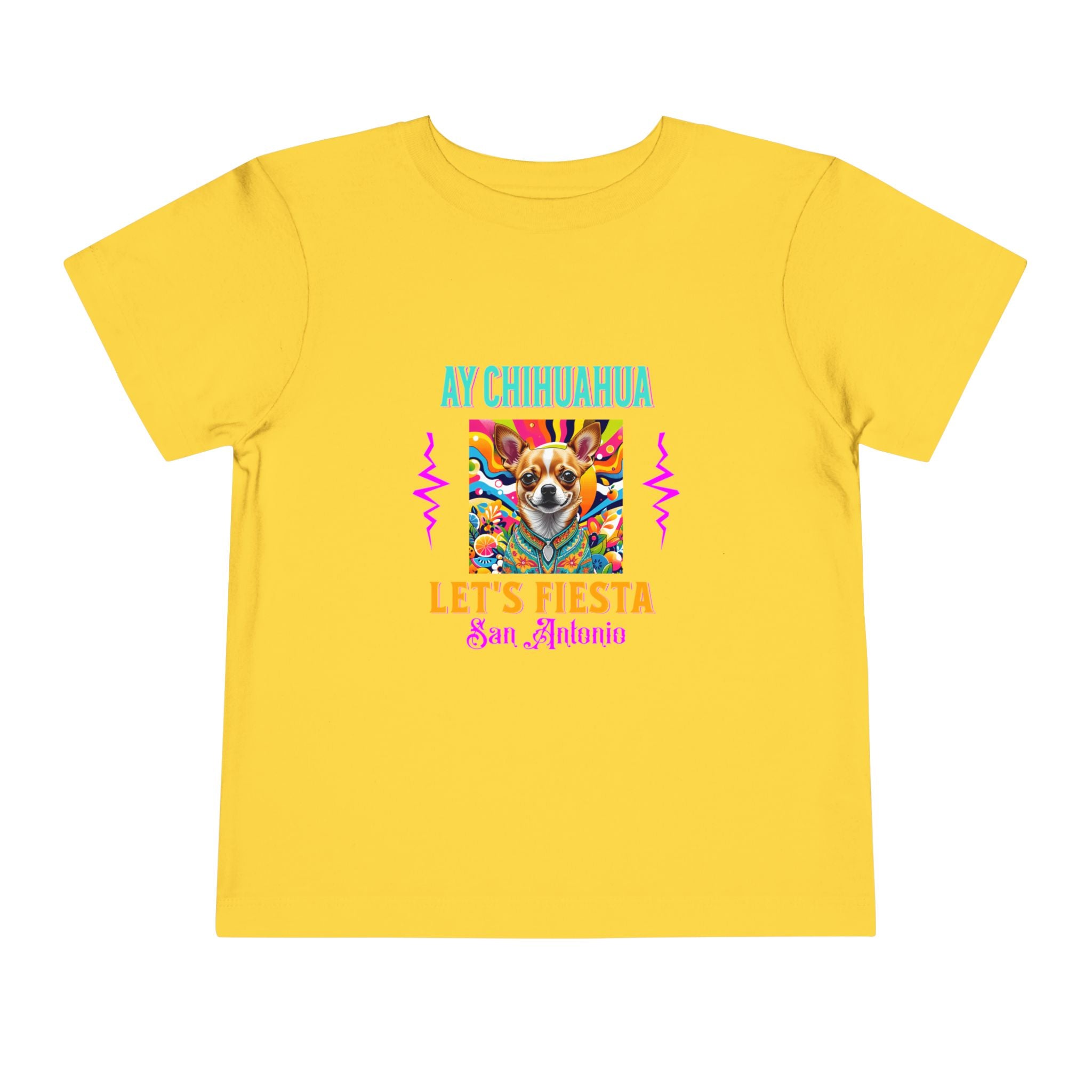 Toddler Fiesta Tee - 'Ay Chihuahua' San Antonio Design