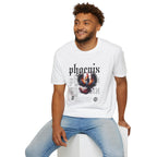 Phoenix Graphic Unisex Softstyle T-Shirt – Edgy, Stylish Apparel for Everyday Wear
